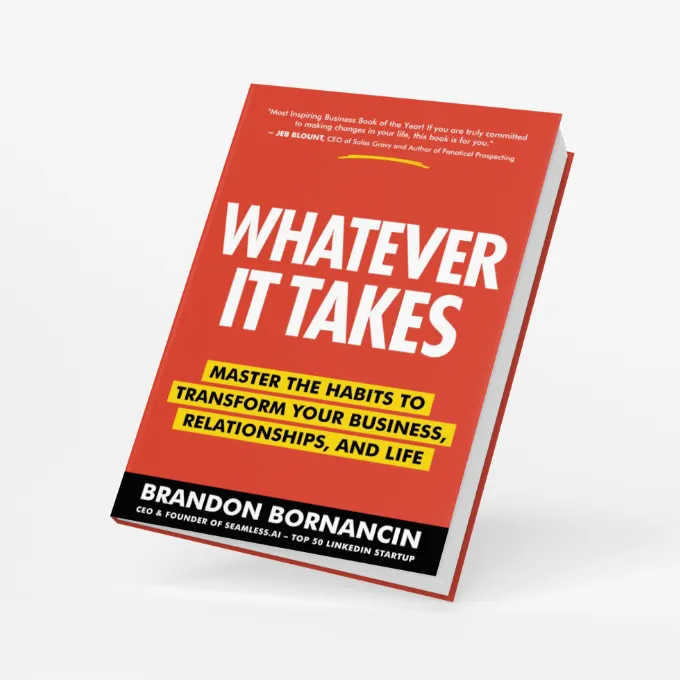 Whatever it Takes paperback book by Brandon Bornancin